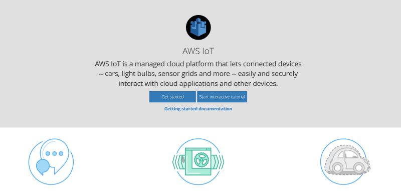 Sign in to AWS IoT